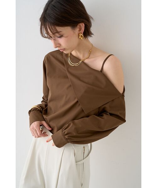 Rouge vif la cle / ルージュ・ヴィフ ラクレ シャツ・ブラウス | 【新色登場】【一部店舗限定】アシメオフショルブラウス | 詳細22