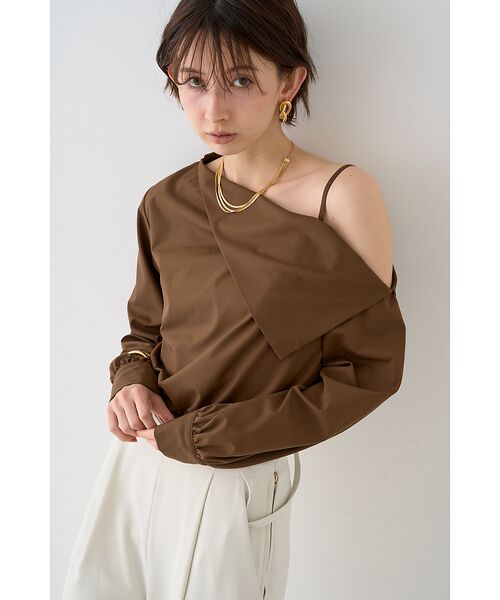 Rouge vif la cle / ルージュ・ヴィフ ラクレ シャツ・ブラウス | 【新色登場】【一部店舗限定】アシメオフショルブラウス | 詳細23