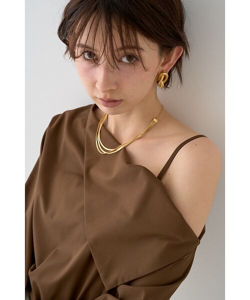 Rouge vif la cle / ルージュ・ヴィフ ラクレ シャツ・ブラウス | 【新色登場】【一部店舗限定】アシメオフショルブラウス | 詳細24