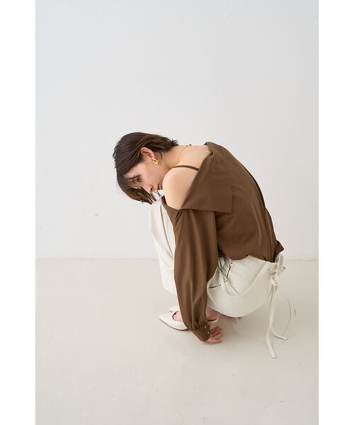 Rouge vif la cle / ルージュ・ヴィフ ラクレ シャツ・ブラウス | 【新色登場】【一部店舗限定】アシメオフショルブラウス | 詳細26