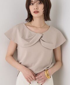 Rouge vif la cle / ルージュ・ヴィフ ラクレ Tシャツ | 【一部店舗限定】【洗濯機OK】フロントツイストカットソーブラウス