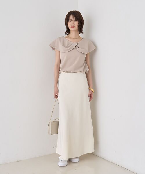 Rouge vif la cle / ルージュ・ヴィフ ラクレ Tシャツ | 【一部店舗限定】【洗濯機OK】フロントツイストカットソーブラウス | 詳細6