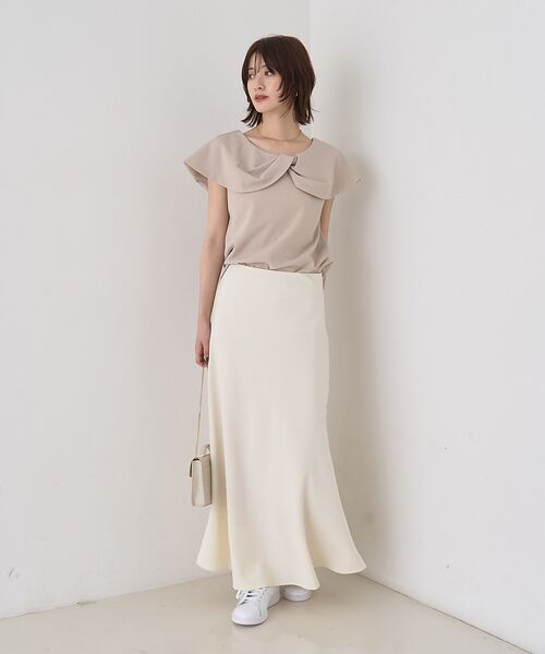 Rouge vif la cle / ルージュ・ヴィフ ラクレ Tシャツ | 【一部店舗限定】【洗濯機OK】フロントツイストカットソーブラウス | 詳細7