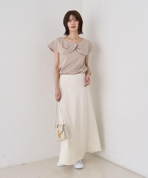 Rouge vif la cle / ルージュ・ヴィフ ラクレ Tシャツ | 【一部店舗限定】【洗濯機OK】フロントツイストカットソーブラウス | 詳細8