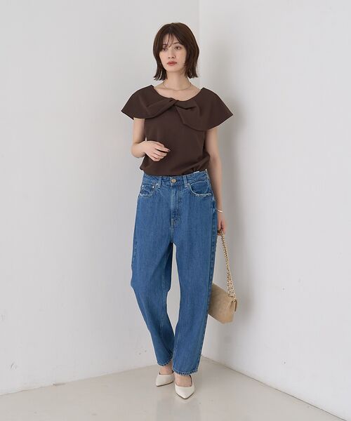 Rouge vif la cle / ルージュ・ヴィフ ラクレ Tシャツ | 【一部店舗限定】【洗濯機OK】フロントツイストカットソーブラウス | 詳細20