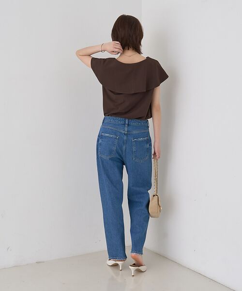 Rouge vif la cle / ルージュ・ヴィフ ラクレ Tシャツ | 【一部店舗限定】【洗濯機OK】フロントツイストカットソーブラウス | 詳細22