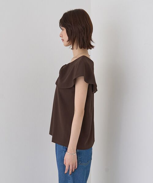 Rouge vif la cle / ルージュ・ヴィフ ラクレ Tシャツ | 【一部店舗限定】【洗濯機OK】フロントツイストカットソーブラウス | 詳細24