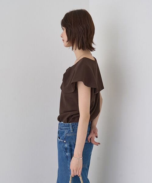 Rouge vif la cle / ルージュ・ヴィフ ラクレ Tシャツ | 【一部店舗限定】【洗濯機OK】フロントツイストカットソーブラウス | 詳細15