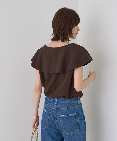 Rouge vif la cle / ルージュ・ヴィフ ラクレ Tシャツ | 【一部店舗限定】【洗濯機OK】フロントツイストカットソーブラウス | 詳細16