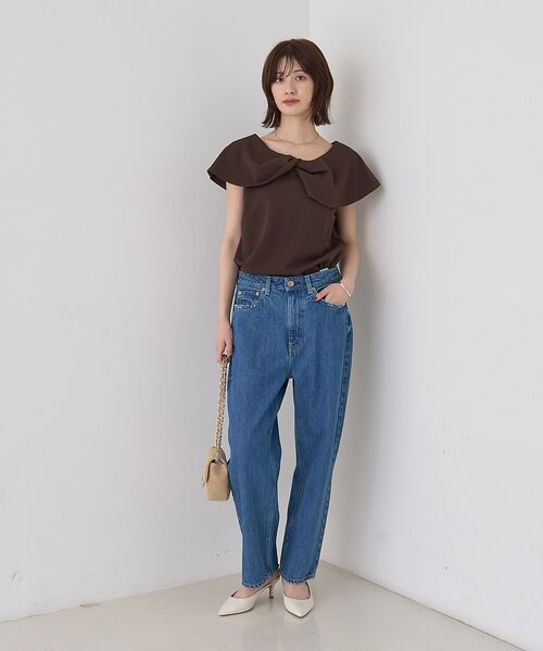 Rouge vif la cle / ルージュ・ヴィフ ラクレ Tシャツ | 【一部店舗限定】【洗濯機OK】フロントツイストカットソーブラウス | 詳細18