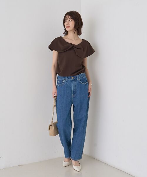 Rouge vif la cle / ルージュ・ヴィフ ラクレ Tシャツ | 【一部店舗限定】【洗濯機OK】フロントツイストカットソーブラウス | 詳細19