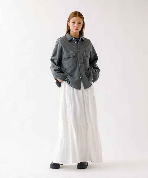 Rouge vif la cle / ルージュ・ヴィフ ラクレ シャツ・ブラウス | 【JOHNBULL/ジョンブル】ピグメントスウェットシャツ/羽織り/スウェット【 | 詳細1