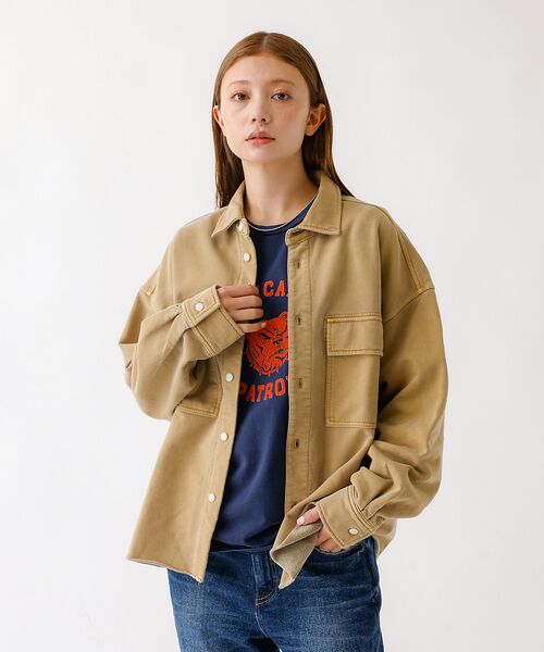 Rouge vif la cle / ルージュ・ヴィフ ラクレ シャツ・ブラウス | 【JOHNBULL/ジョンブル】ピグメントスウェットシャツ/羽織り/スウェット【 | 詳細14