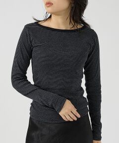 Rouge vif la cle / ルージュ・ヴィフ ラクレ Tシャツ | 【Robert P. Miller】パネルリブボートネックTEE / ロンT /