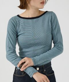 Rouge vif la cle / ルージュ・ヴィフ ラクレ Tシャツ | 【Robert P. Miller】パネルリブボートネックTEE / ロンT /