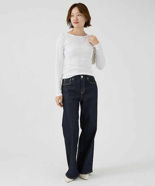 Rouge vif la cle / ルージュ・ヴィフ ラクレ Tシャツ | 【Robert P. Miller】パネルリブボートネックTEE / ロンT / | 詳細2