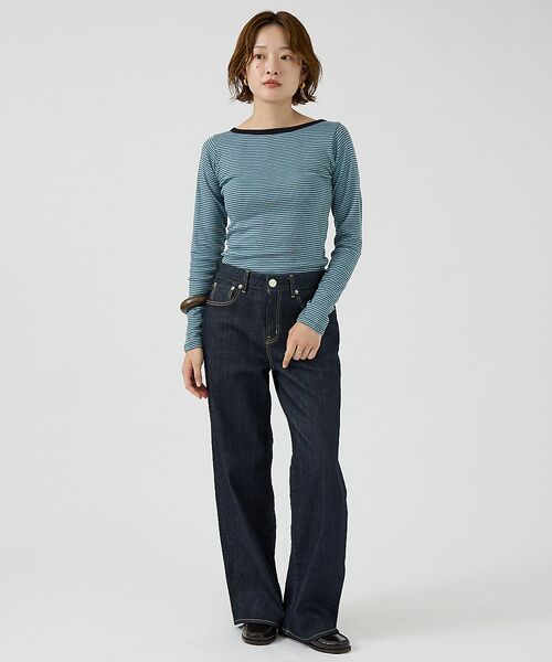 Rouge vif la cle / ルージュ・ヴィフ ラクレ Tシャツ | 【Robert P. Miller】パネルリブボートネックTEE / ロンT / | 詳細17