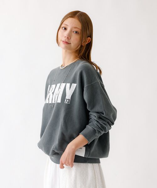 Rouge vif la cle / ルージュ・ヴィフ ラクレ Tシャツ | 【JOHNBULL/ジョンブル】クルースウェット/トップス/スウェット【WEB限 | 詳細3