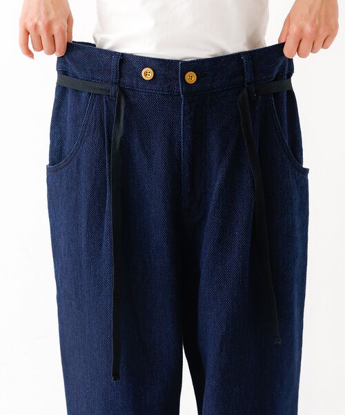 Rouge vif la cle / ルージュ・ヴィフ ラクレ デニムパンツ | 【JOHNBULL/ジョンブル】ドビーデニムイージーパンツ/パンツ/デニム【WE | 詳細13