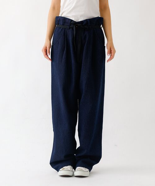 Rouge vif la cle / ルージュ・ヴィフ ラクレ デニムパンツ | 【JOHNBULL/ジョンブル】ドビーデニムイージーパンツ/パンツ/デニム【WE | 詳細5