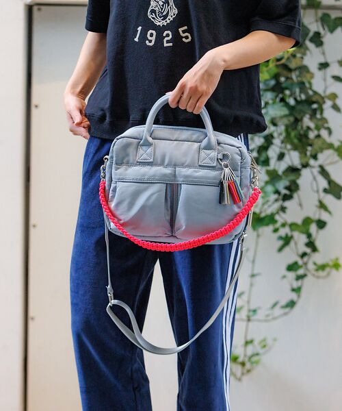 Rouge vif la cle / ルージュ・ヴィフ ラクレ ボストンバッグ | 【cheek / チーク】ダブルポケット3WAYボストンバッグ/C25008/ボ | 詳細5