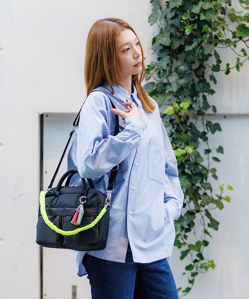 Rouge vif la cle / ルージュ・ヴィフ ラクレ ボストンバッグ | 【cheek / チーク】ダブルポケット3WAYボストンバッグ/C25008/ボ | 詳細9