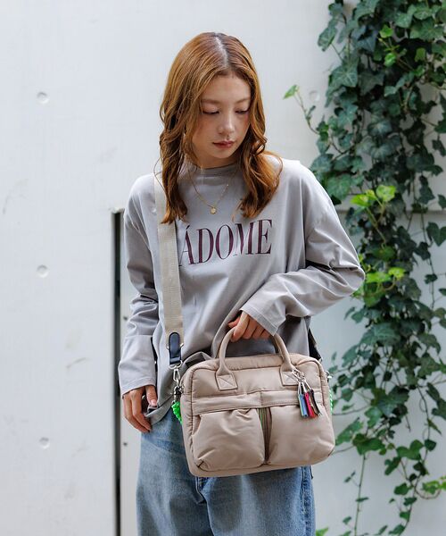 Rouge vif la cle / ルージュ・ヴィフ ラクレ ボストンバッグ | 【cheek / チーク】ダブルポケット3WAYボストンバッグ/C25008/ボ | 詳細12