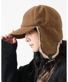 Rouge vif la cle / ルージュ・ヴィフ ラクレ ハット | 【RUBEN/ルーベン】RUS-6451/ウールライクドイヤーカバーキャップ/W