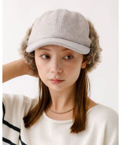 Rouge vif la cle / ルージュ・ヴィフ ラクレ ハット | 【RUBEN/ルーベン】RUS-6451/ウールライクドイヤーカバーキャップ/W