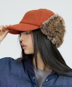 Rouge vif la cle / ルージュ・ヴィフ ラクレ ハット | 【RUBEN/ルーベン】RUS-6451/ウールライクドイヤーカバーキャップ/W