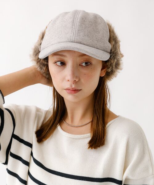 Rouge vif la cle / ルージュ・ヴィフ ラクレ ハット | 【RUBEN/ルーベン】RUS-6451/ウールライクドイヤーカバーキャップ/W | 詳細14