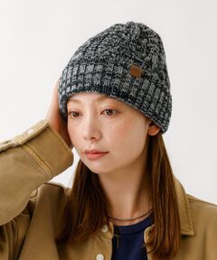 Rouge vif la cle / ルージュ・ヴィフ ラクレ ハット | 【RUBEN/ルーベン】ケーブル裏ボアニット帽/ RUS-7092 MIX/メラ