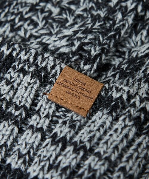 Rouge vif la cle / ルージュ・ヴィフ ラクレ ハット | 【RUBEN/ルーベン】ケーブル裏ボアニット帽/ RUS-7092 MIX/メラ | 詳細4