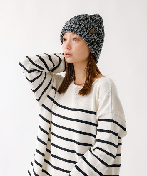 Rouge vif la cle / ルージュ・ヴィフ ラクレ ハット | 【RUBEN/ルーベン】RUS-7125/リブボアニット帽/RIB BORE W | 詳細1