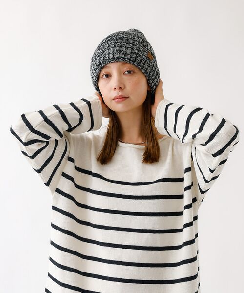 Rouge vif la cle / ルージュ・ヴィフ ラクレ ハット | 【RUBEN/ルーベン】RUS-7125/リブボアニット帽/RIB BORE W | 詳細2