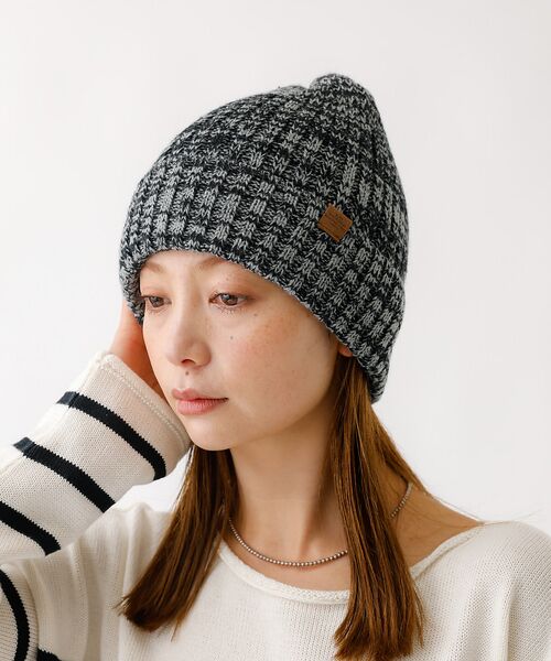 Rouge vif la cle / ルージュ・ヴィフ ラクレ ハット | 【RUBEN/ルーベン】RUS-7125/リブボアニット帽/RIB BORE W | 詳細3