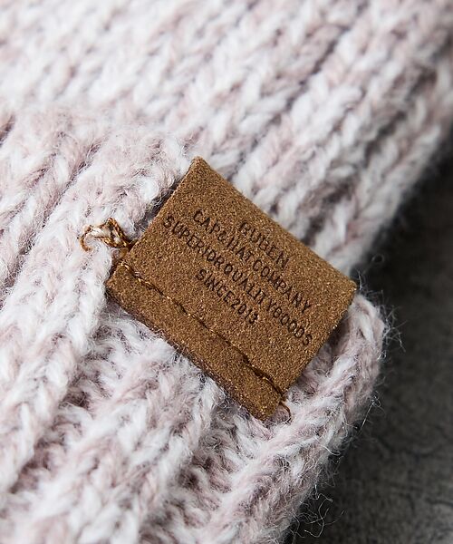 Rouge vif la cle / ルージュ・ヴィフ ラクレ ハット | 【RUBEN/ルーベン】RUS-7125/リブボアニット帽/RIB BORE W | 詳細19