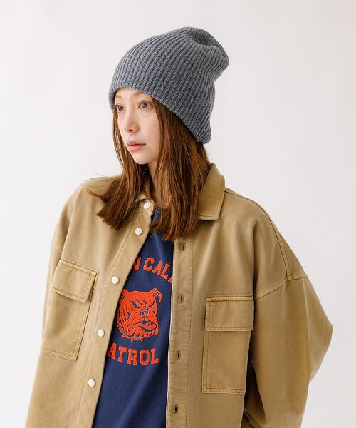 Rouge vif la cle / ルージュ・ヴィフ ラクレ ハット | 【RUBEN/ルーベン】RUS-8343/メリノウールリラックスビーニー/MER | 詳細12