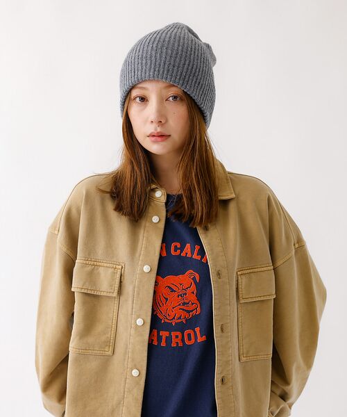 Rouge vif la cle / ルージュ・ヴィフ ラクレ ハット | 【RUBEN/ルーベン】RUS-8343/メリノウールリラックスビーニー/MER | 詳細13