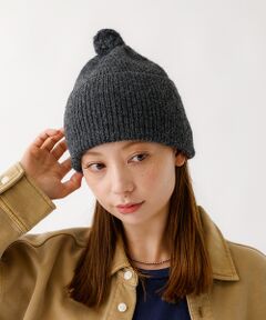 Rouge vif la cle / ルージュ・ヴィフ ラクレ ハット | 【RUBEN/ルーベン】RUS-8353/ヘザーボンボンワッチキャップ/HEAT