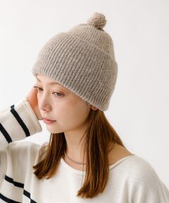 Rouge vif la cle / ルージュ・ヴィフ ラクレ ハット | 【RUBEN/ルーベン】RUS-8353/ヘザーボンボンワッチキャップ/HEAT