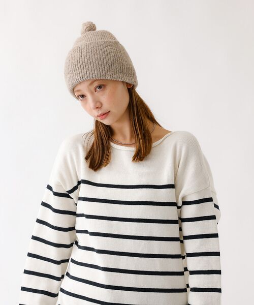 Rouge vif la cle / ルージュ・ヴィフ ラクレ ハット | 【RUBEN/ルーベン】RUS-8353/ヘザーボンボンワッチキャップ/HEAT | 詳細11