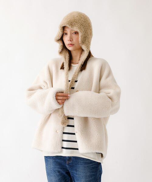 Rouge vif la cle / ルージュ・ヴィフ ラクレ ハット | 【RUBEN/ルーベン】RUS-8355/シャギーボンネット/SHAGGY BO | 詳細8