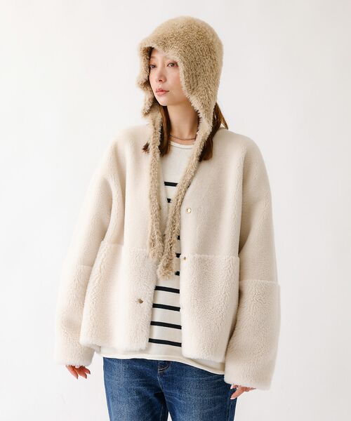 Rouge vif la cle / ルージュ・ヴィフ ラクレ ハット | 【RUBEN/ルーベン】RUS-8355/シャギーボンネット/SHAGGY BO | 詳細9