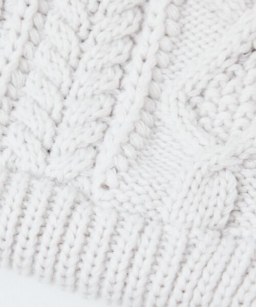 Rouge vif la cle / ルージュ・ヴィフ ラクレ ハット | 【RUBEN/ルーベン】RUS-8356/ケーブルボンネット/CABLE BON | 詳細17