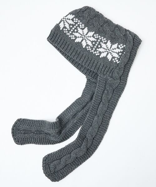 Rouge vif la cle / ルージュ・ヴィフ ラクレ ハット | 【RUBEN/ルーベン】RUS-8358//エストニアマフラーニット/ESTON | 詳細7