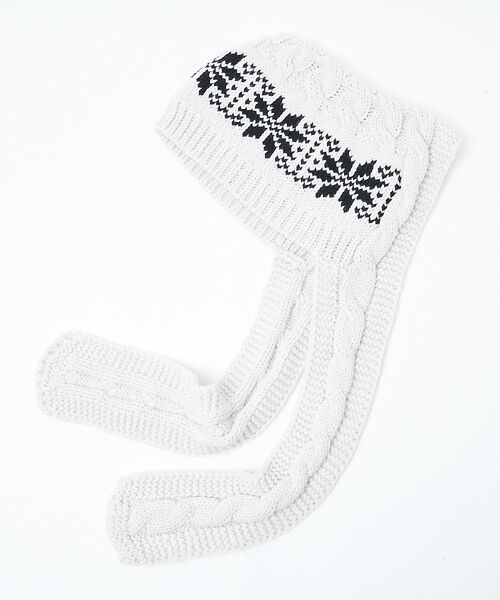 Rouge vif la cle / ルージュ・ヴィフ ラクレ ハット | 【RUBEN/ルーベン】RUS-8358//エストニアマフラーニット/ESTON | 詳細13