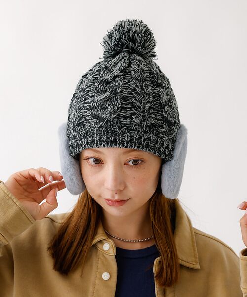 Rouge vif la cle / ルージュ・ヴィフ ラクレ ハット | 【RUBEN / ルーベン】RUS-8053 /イヤーカバーボンボンワッチ/EA | 詳細2