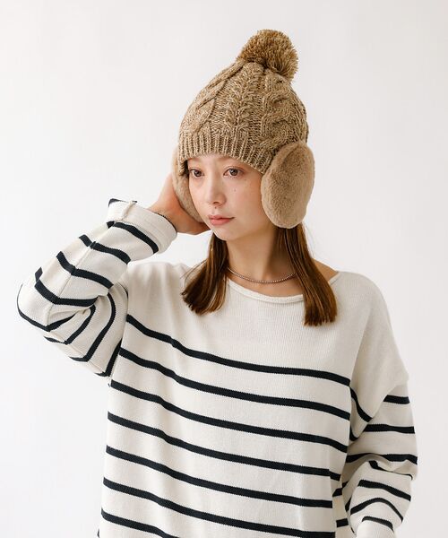 Rouge vif la cle / ルージュ・ヴィフ ラクレ ハット | 【RUBEN / ルーベン】RUS-8053 /イヤーカバーボンボンワッチ/EA | 詳細7