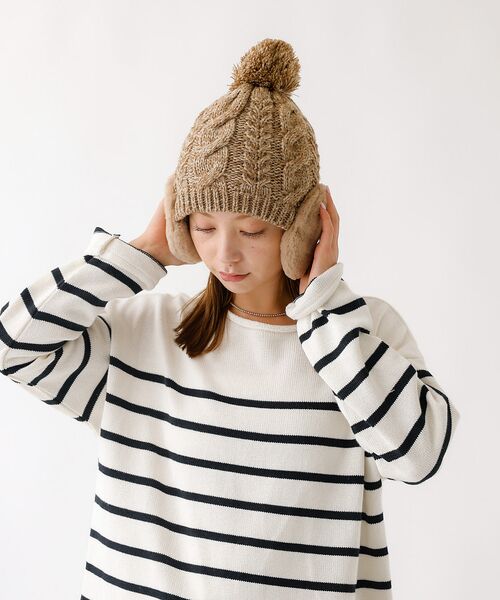 Rouge vif la cle / ルージュ・ヴィフ ラクレ ハット | 【RUBEN / ルーベン】RUS-8053 /イヤーカバーボンボンワッチ/EA | 詳細8